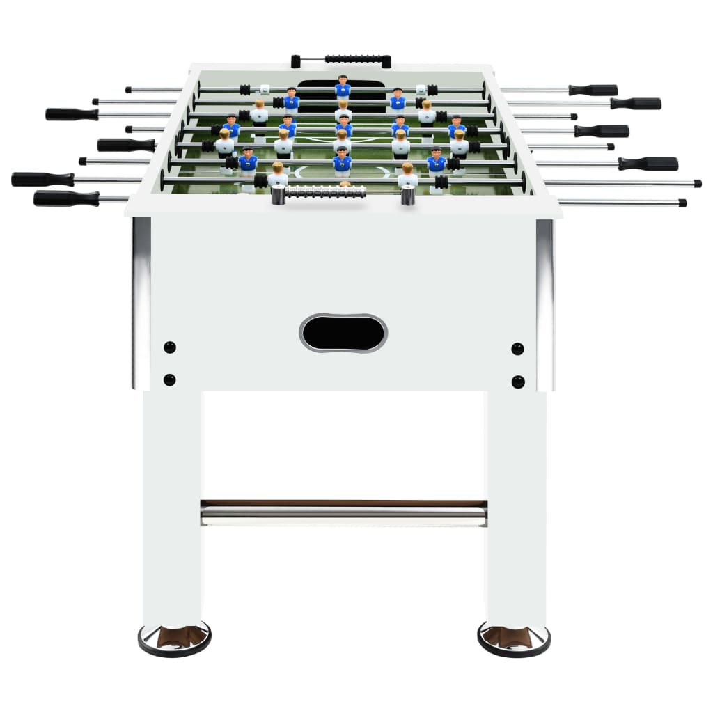 Kickertisch Stahl 60 kg 140x74,5x87,5 cm Weiß - Premium Tischfußball-Tische  - Just €510.66! Shop now at homesales4u