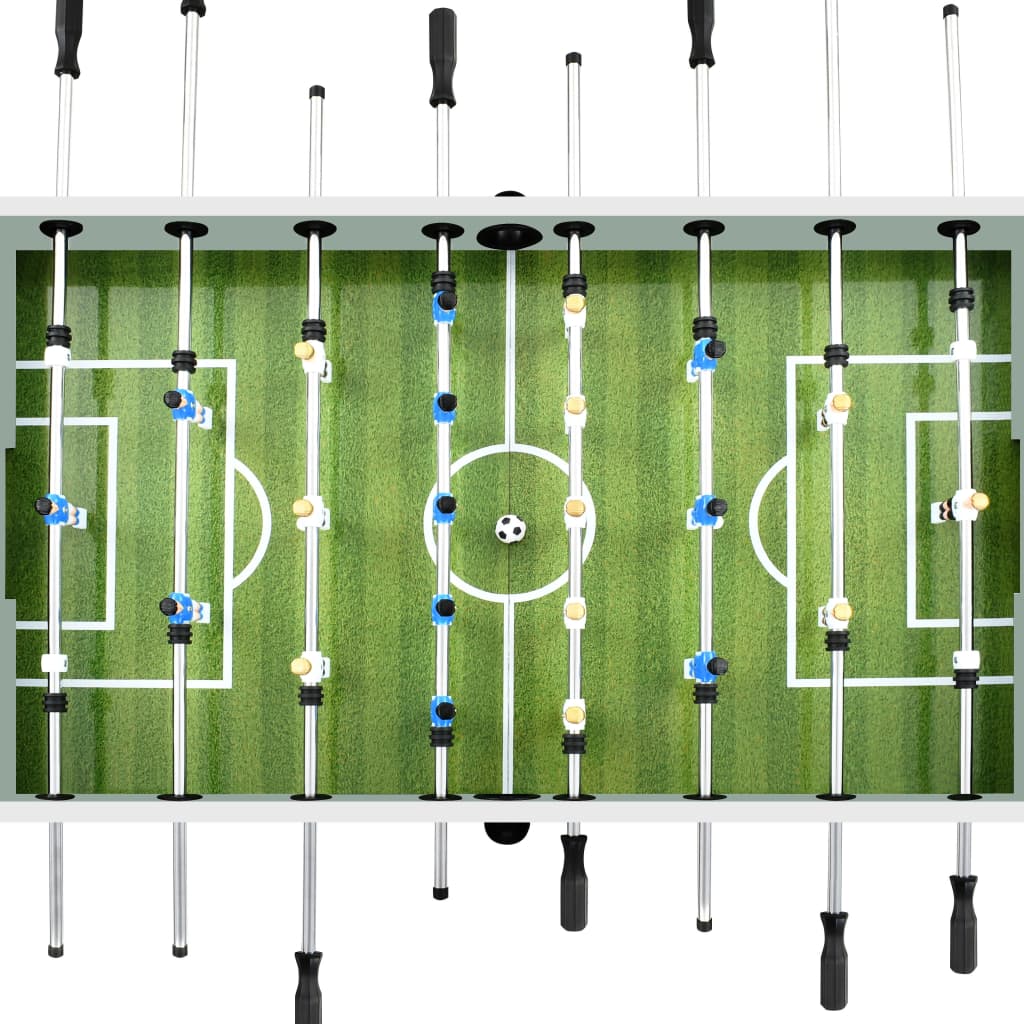 Kickertisch Stahl 60 kg 140x74,5x87,5 cm Weiß - Premium Tischfußball-Tische  - Just €510.66! Shop now at homesales4u