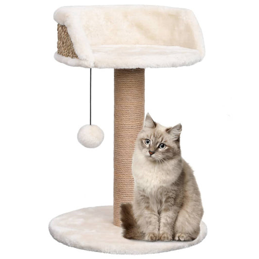 Katzenbaum mit Kratzsäule 49 cm Seegras - Premium Kratzbäume  - Just €39.05! Shop now at homesales4u