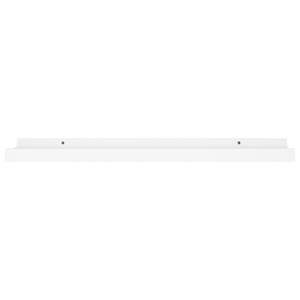 Bilderleisten 2 Stk. Weiß 60x9x3 cm MDF - Premium Wandregale  - Just €27.55! Shop now at homesales4u