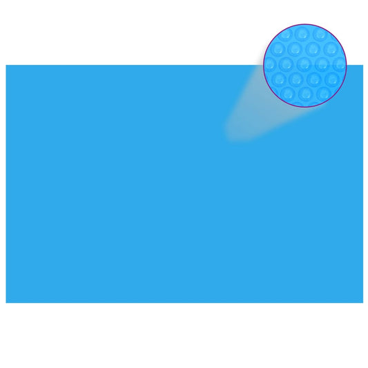 Rechteckige Poolabdeckung 600x400 cm PE Blau - Premium Poolabdeckungen & -unterlagen  - Just €85.91! Shop now at homesales4u
