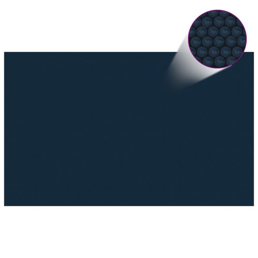 Treibende Pool-Solarplane PE 260x160 cm Schwarz und Blau - Premium Poolabdeckungen & -unterlagen  - Just €22.38! Shop now at homesales4u