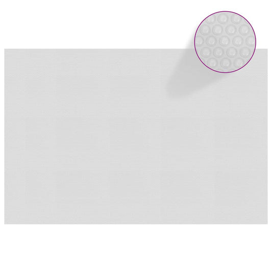 Treibende Pool-Solarplane PE 300x200 cm Grau - Premium Poolabdeckungen & -unterlagen  - Just €34.12! Shop now at homesales4u
