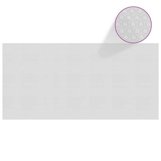 Treibende Pool-Solarplane PE 450x220 cm Grau - Premium Poolabdeckungen & -unterlagen  - Just €46.24! Shop now at homesales4u