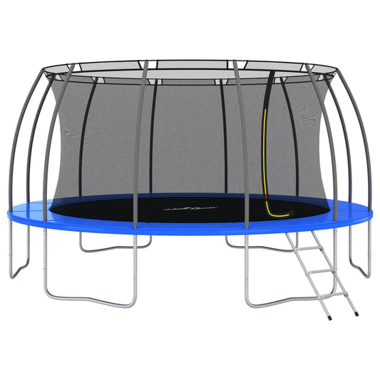 Trampolin-Set Rund 488x90 cm 150 kg - Premium Trampoline  - Just €732.71! Shop now at homesales4u