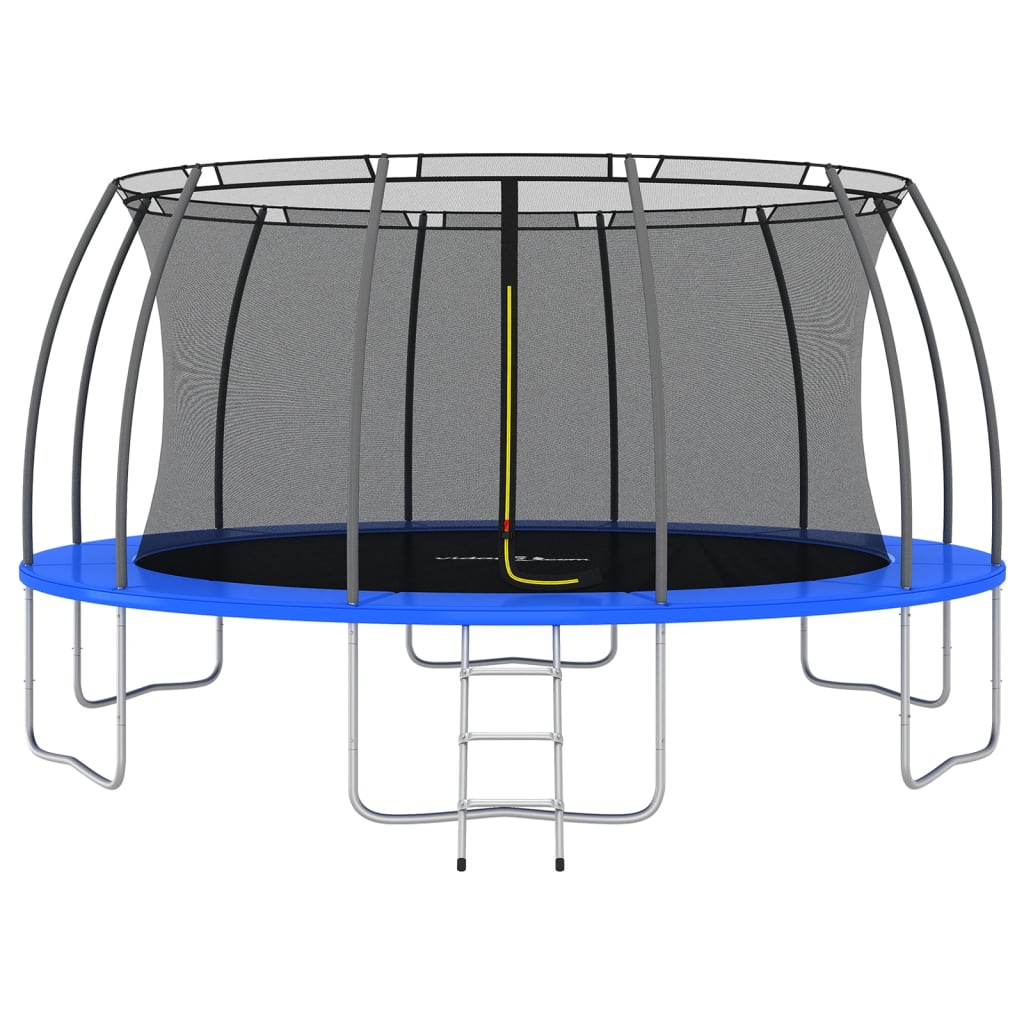 Trampolin-Set Rund 488x90 cm 150 kg - Premium Trampoline  - Just €732.71! Shop now at homesales4u