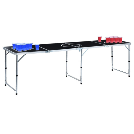 Bier-Pong-Tisch mit Tassen und Bällen Klappbar 240 cm - Premium Bierpong-Tische  - Just €186.83! Shop now at homesales4u