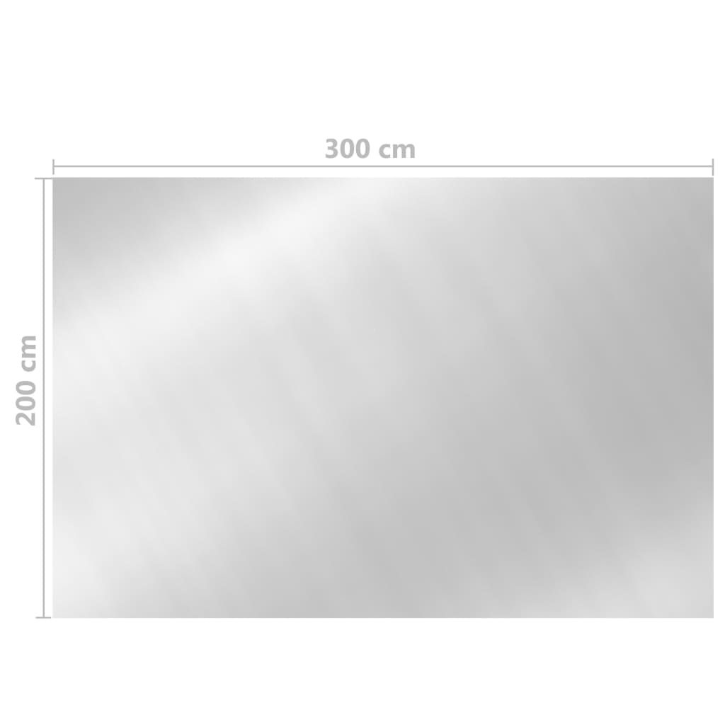 Poolabdeckung Silbern 300x200 cm PE - Premium Poolabdeckungen & -unterlagen  - Just €31.47! Shop now at homesales4u
