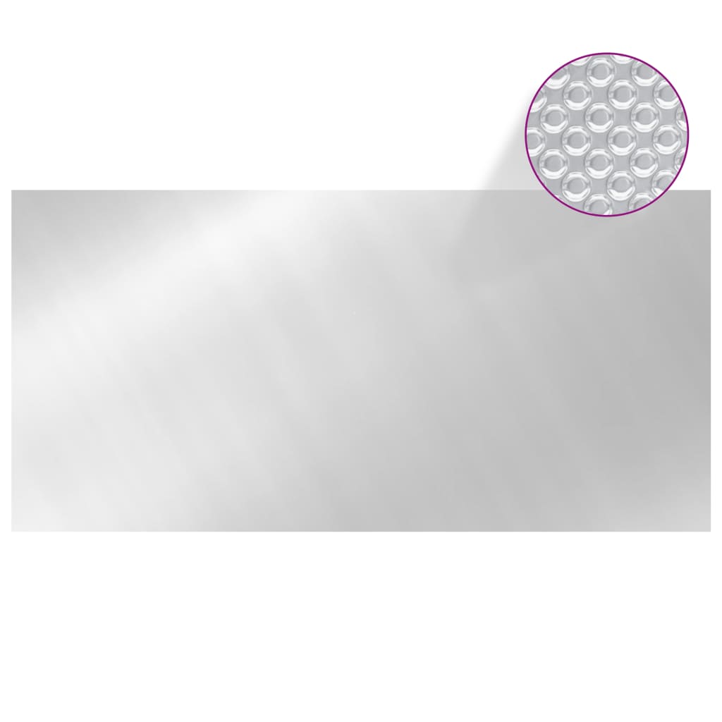 Poolabdeckung Silbern 450x220 cm PE - Premium Poolabdeckungen & -unterlagen  - Just €45.89! Shop now at homesales4u