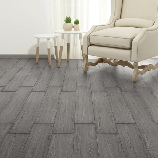 PVC-Fliesen Selbstklebend 5,21 m² 2 mm Dunkelgrau - Premium Fußböden & Teppichböden  - Just €92.58! Shop now at homesales4u