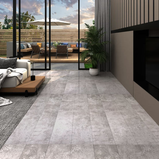 PVC-Fliesen Selbstklebend 5,21 m² 2 mm Erdgrau - Premium Fußböden & Teppichböden  - Just €102.19! Shop now at homesales4u
