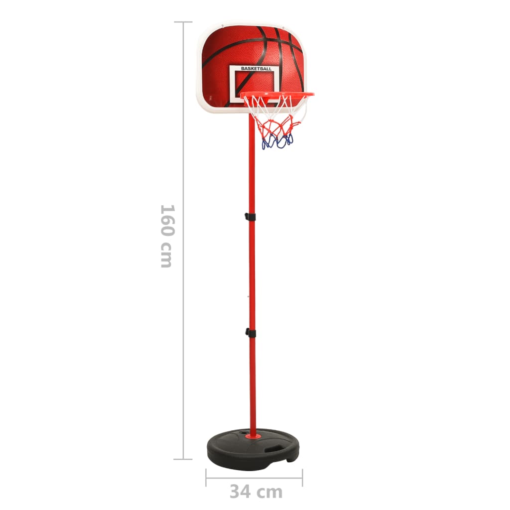 Kinder Basketball Spiel-Set Verstellbar 160 cm - Premium Kinder-Basketball-Sets  - Just €54.18! Shop now at homesales4u