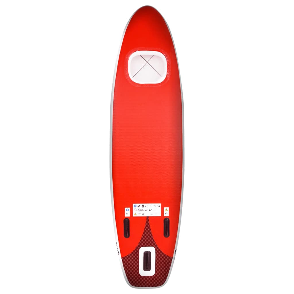 SUP-Board-Set Aufblasbar Rot 300x76x10 cm - Premium Paddelboards  - Just €318.72! Shop now at homesales4u