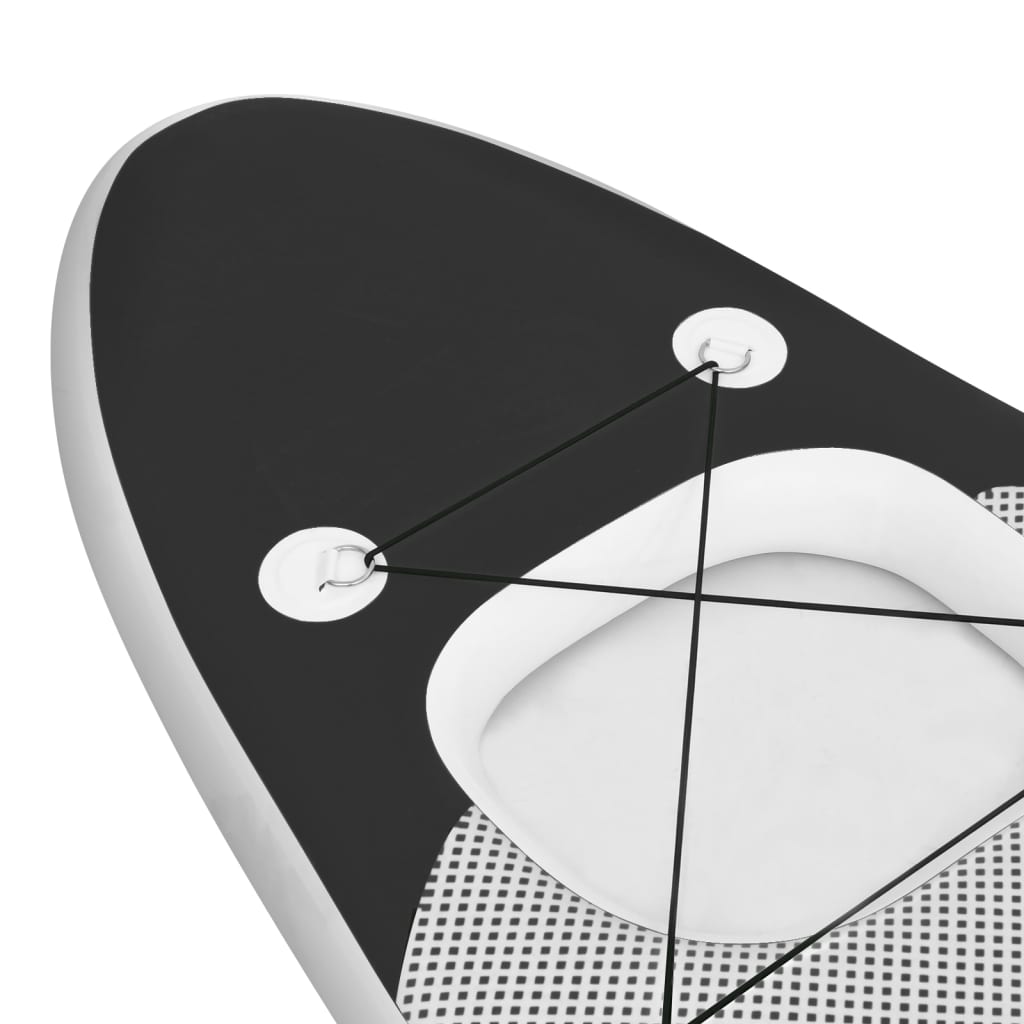 SUP-Board-Set Aufblasbar Schwarz 300x76x10 cm - Premium Paddelboards  - Just €318.84! Shop now at homesales4u