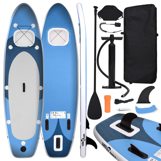 SUP-Board-Set Aufblasbar Marineblau 360x81x10 cm - Premium Paddelboards  - Just €284.13! Shop now at homesales4u