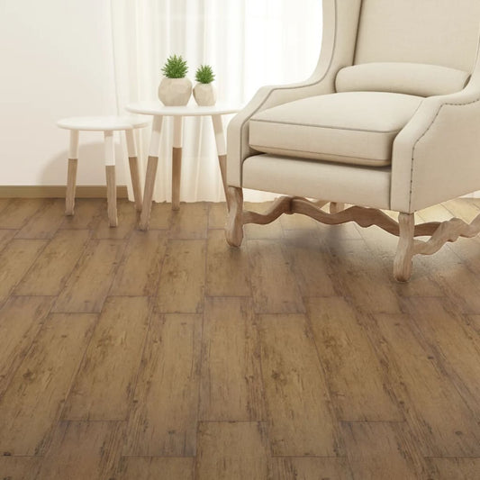 PVC-Fliesen Selbstklebend 2,51 m² 2 mm Walnussbraun - Premium Fußböden & Teppichböden  - Just €63.35! Shop now at homesales4u