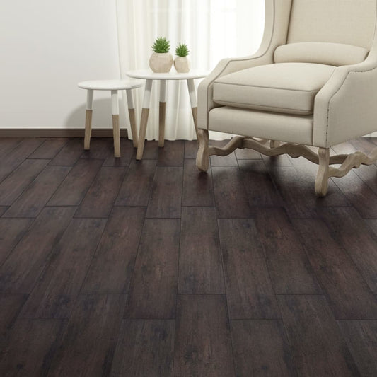 PVC-Fliesen Selbstklebend 2,51 m² 2 mm Dunkelbraun - Premium Fußböden & Teppichböden  - Just €58.16! Shop now at homesales4u