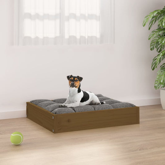 Hundebett Honigbraun 51,5x44x9 cm Massivholz Kiefer - Premium Hundebetten  - Just €26.24! Shop now at homesales4u