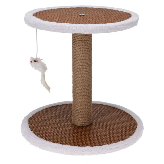 Kratzbaum auf Ständer mit Spielmaus 35x35x33 cm - Premium Kratzbäume  - Just €32.48! Shop now at homesales4u