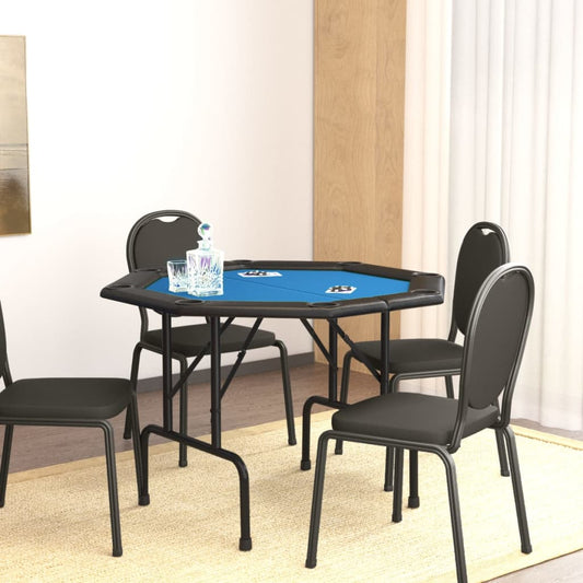 Pokertisch Klappbar 8 Spieler Blau 108x108x75 cm - Premium Poker- & Spieltische  - Just €123.14! Shop now at homesales4u