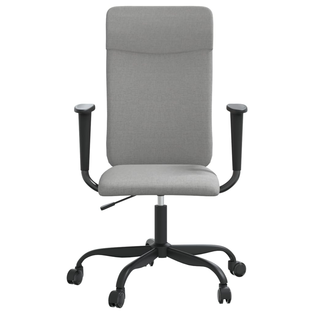 Bürostuhl Höhenverstellbar Hellgrau Stoff - Premium Bürostühle  - Just €96.58! Shop now at homesales4u