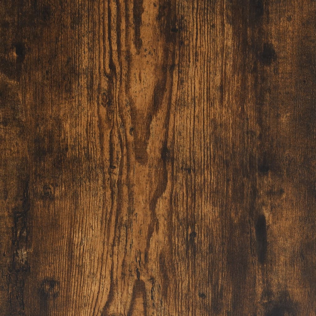 Wandregal mit Stange Räuchereiche 40x25x30 cm - Premium Wandregale  - Just €22.85! Shop now at homesales4u