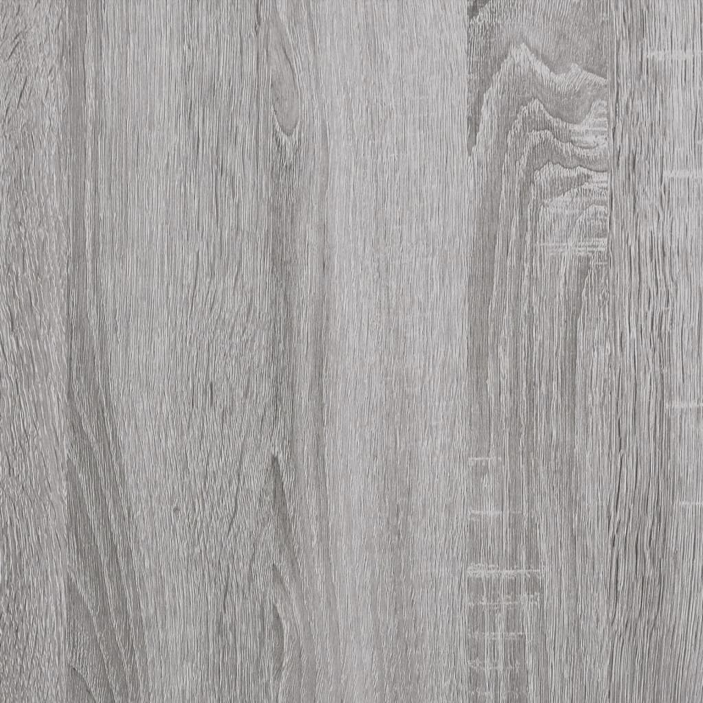Wandregal mit Stange Grau Sonoma 40x25x30 cm - Premium Wandregale  - Just €22.52! Shop now at homesales4u