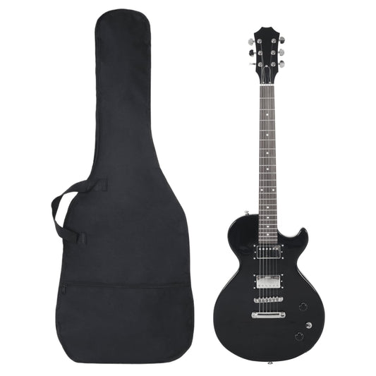 E-Gitarre für Anfänger mit Tasche Schwarz 4/4 39" - Premium Gitarren  - Just €211.78! Shop now at homesales4u