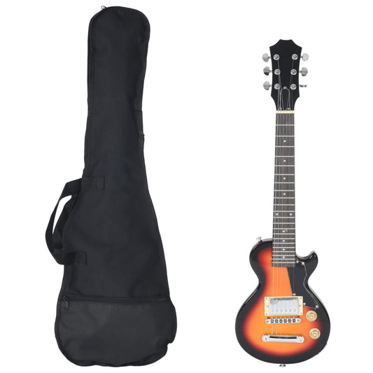 E-Gitarre für Kinder mit Tasche Braun und Schwarz 3/4 30" - Premium Gitarren  - Just €183.21! Shop now at homesales4u
