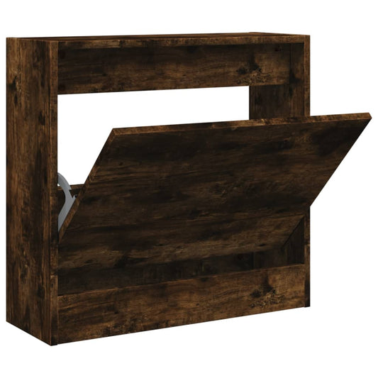 Schuhschrank Räuchereiche 60x21x57 cm Holzwerkstoff - Premium Schuhregale & -schränke  - Just €63.02! Shop now at homesales4u