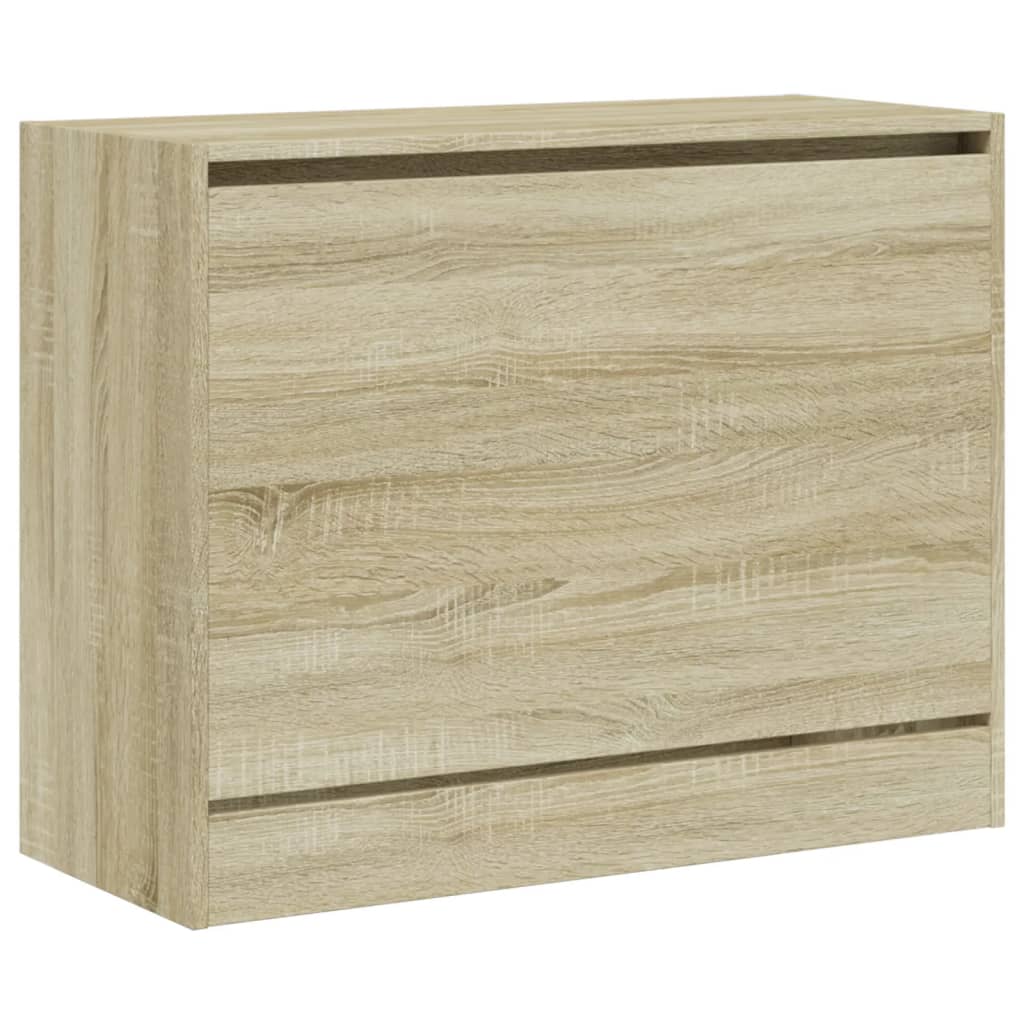 Schuhschrank Sonoma-Eiche 80x34x63 cm Holzwerkstoff - Premium Schuhregale & -schränke  - Just €70.09! Shop now at homesales4u