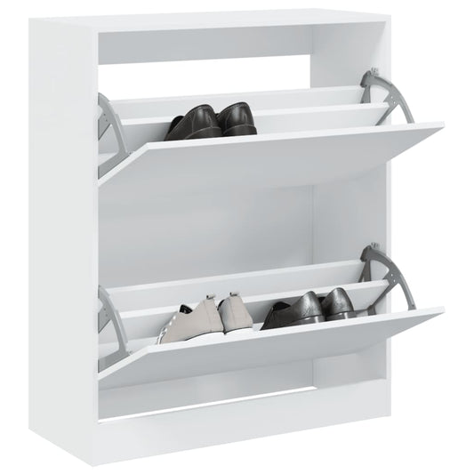 Schuhschrank Weiß 80x34x96,5 cm Holzwerkstoff - Premium Schuhregale & -schränke  - Just €121.44! Shop now at homesales4u